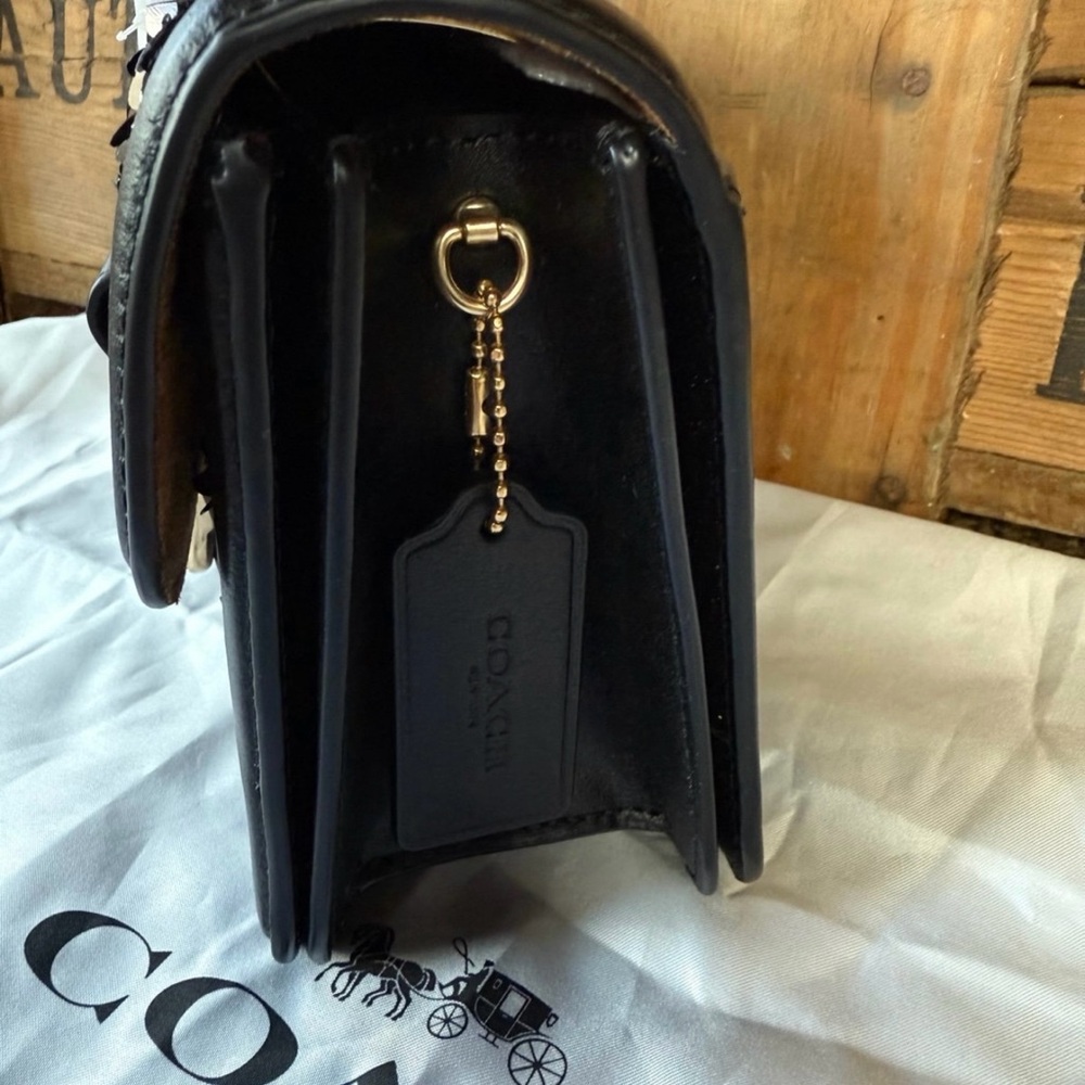 Coach Sequin Morgan Square Bag NWT - Picture 7 of 13